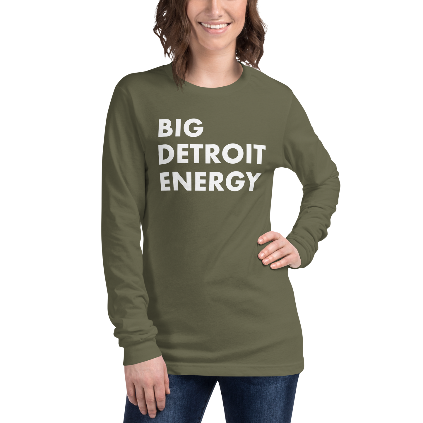 'Big Detroit Energy' T-Shirt | Unisex Long Sleeve