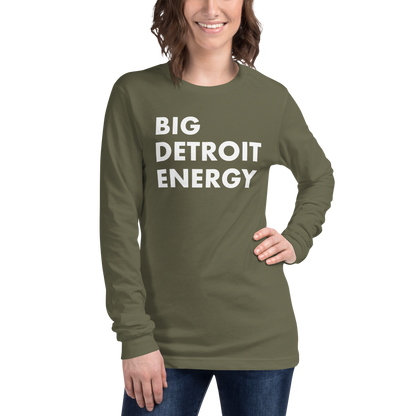 'Big Detroit Energy' T-Shirt | Unisex Long Sleeve