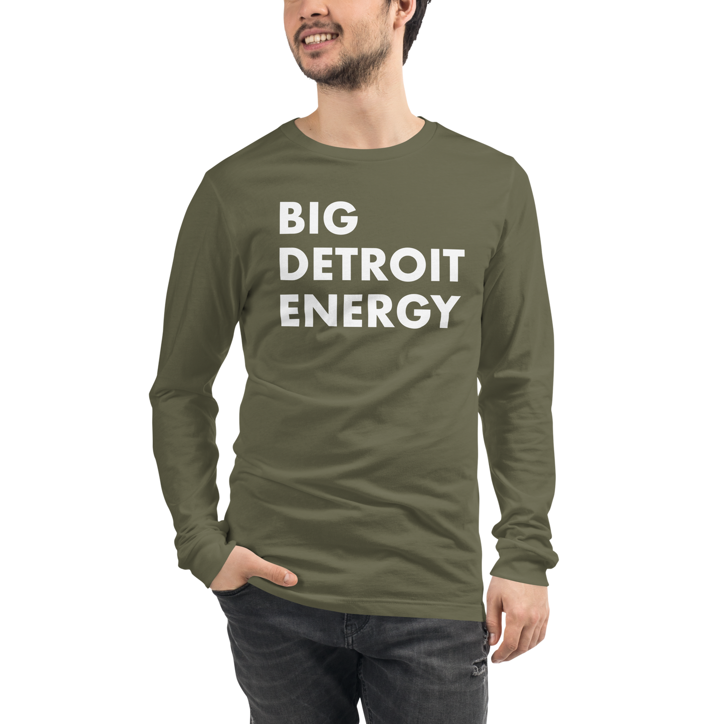 'Big Detroit Energy' T-Shirt | Unisex Long Sleeve