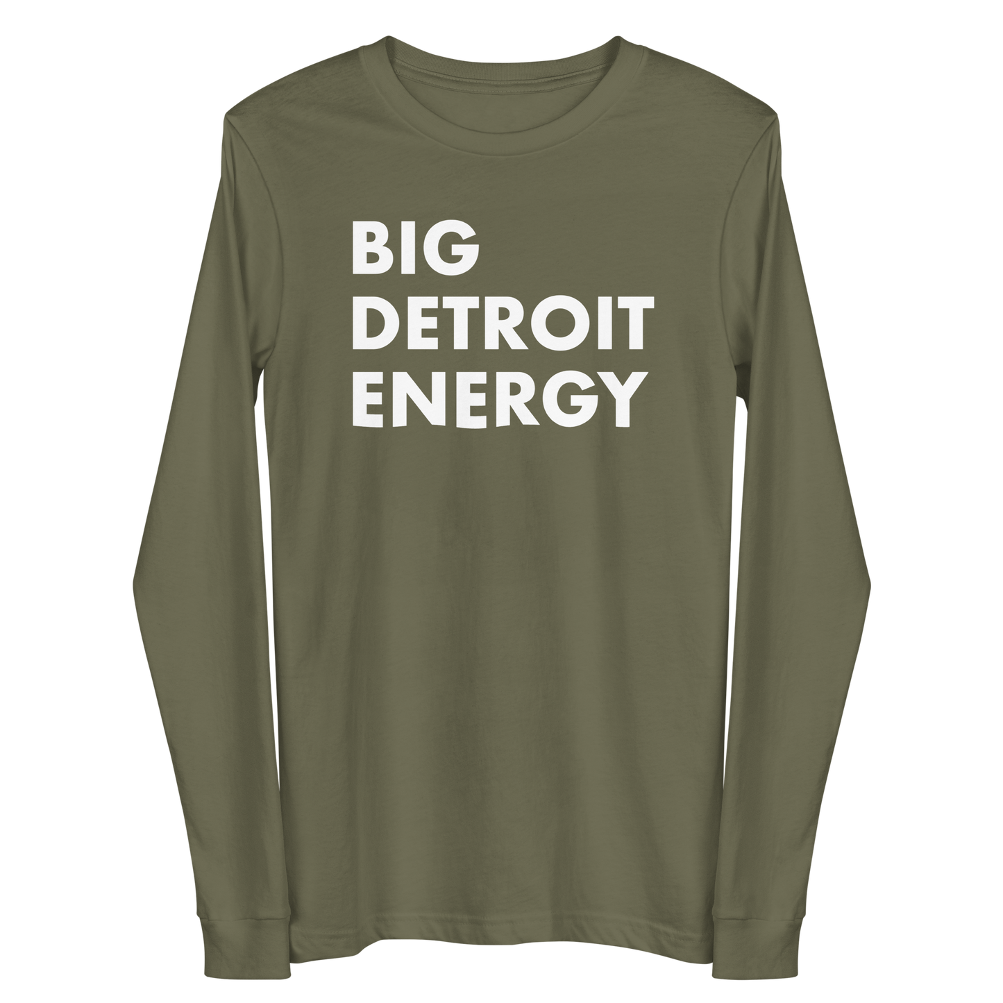 'Big Detroit Energy' T-Shirt | Unisex Long Sleeve