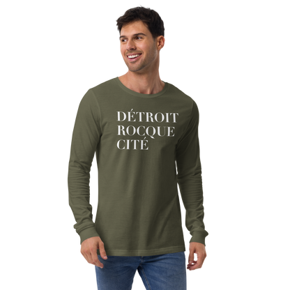 'Détroit Rocque Cité' T-Shirt | Unisex Long Sleeve