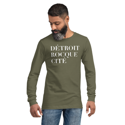 'Détroit Rocque Cité' T-Shirt | Unisex Long Sleeve