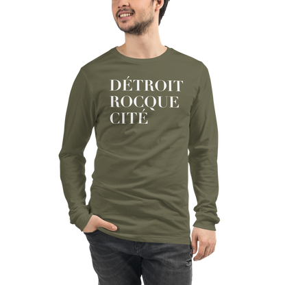 'Détroit Rocque Cité' T-Shirt | Unisex Long Sleeve