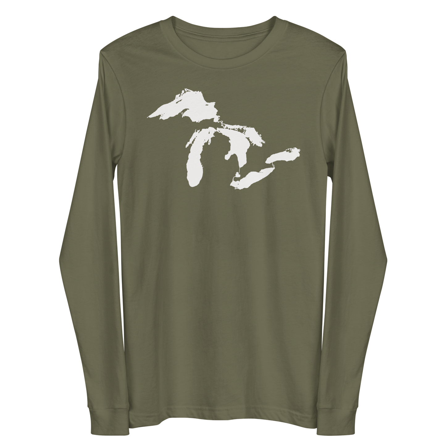 Great Lakes T-Shirt | Unisex Long Sleeve - White