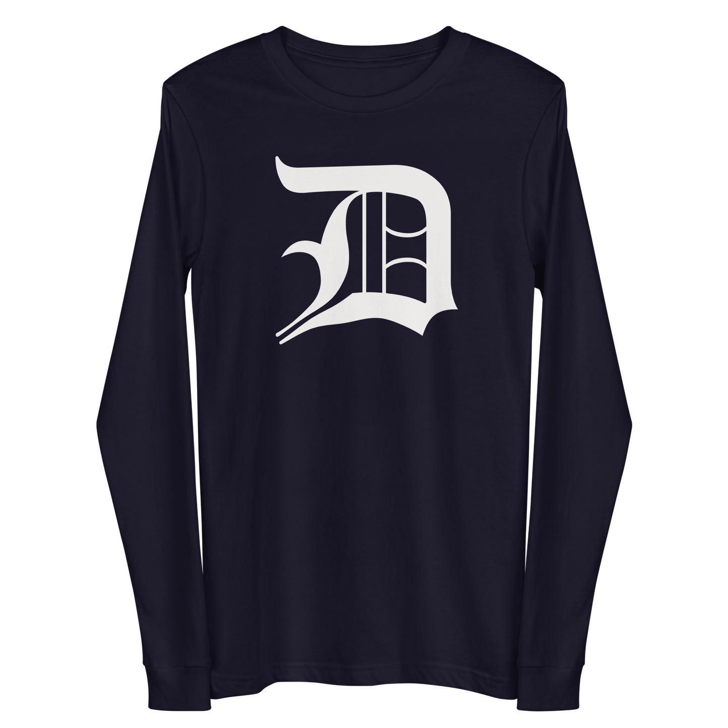 Detroit 'Old English D' T-Shirt | Unisex Long Sleeve