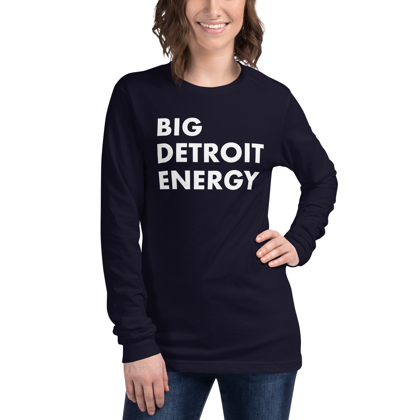 'Big Detroit Energy' T-Shirt | Unisex Long Sleeve