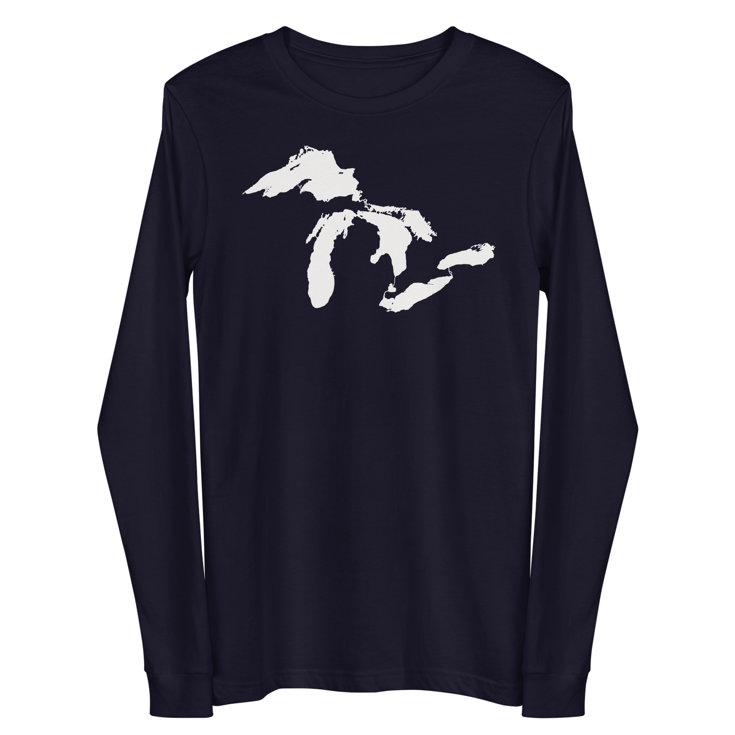 Great Lakes T-Shirt | Unisex Long Sleeve - White