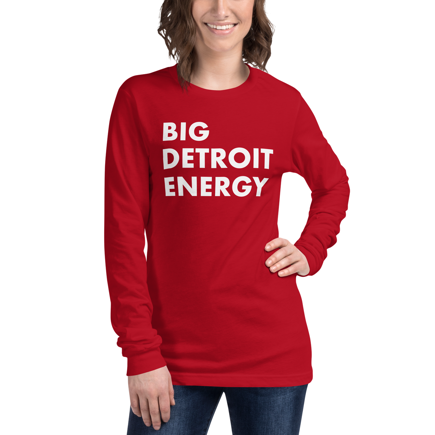 'Big Detroit Energy' T-Shirt | Unisex Long Sleeve