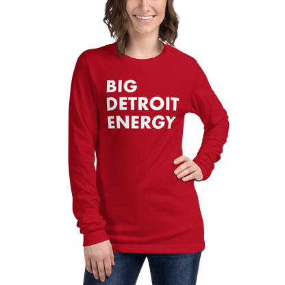 'Big Detroit Energy' T-Shirt | Unisex Long Sleeve