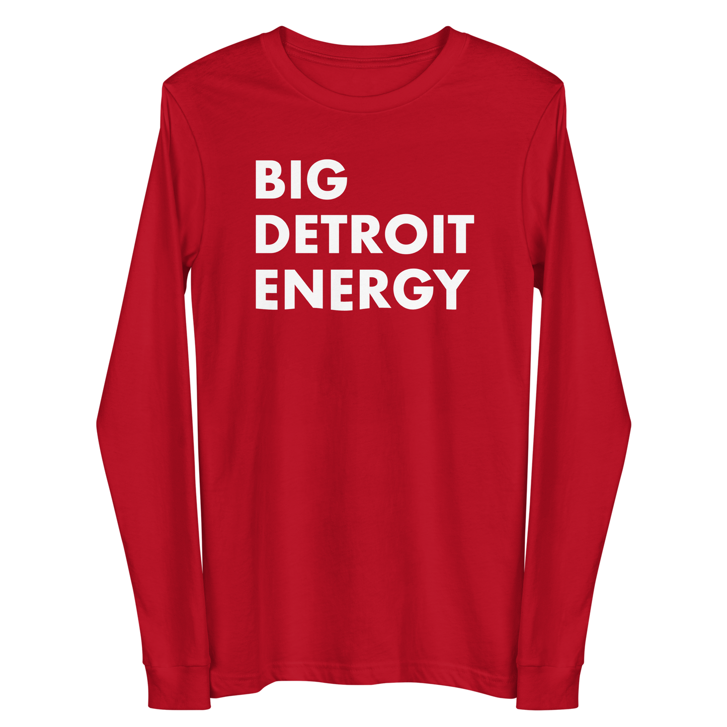 'Big Detroit Energy' T-Shirt | Unisex Long Sleeve