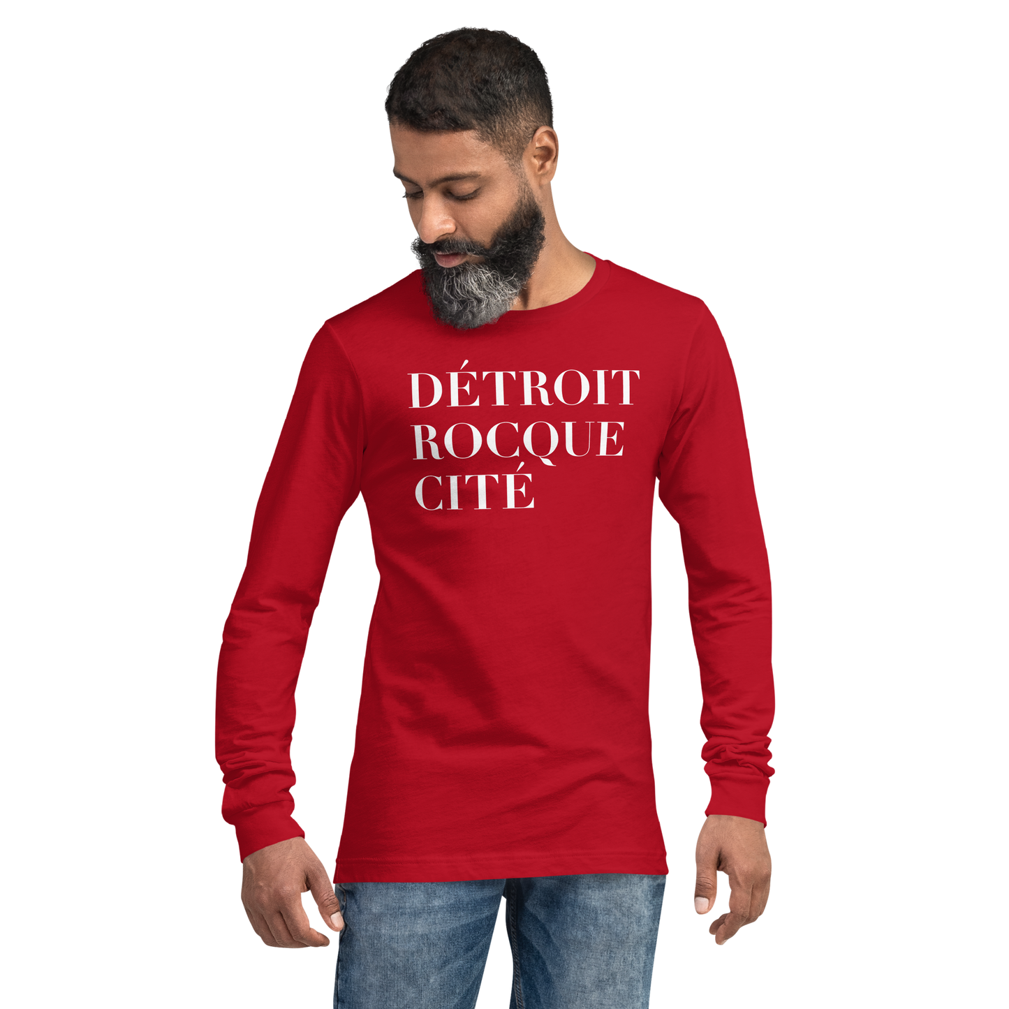 'Détroit Rocque Cité' T-Shirt | Unisex Long Sleeve