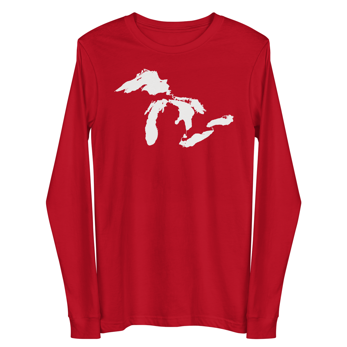 Great Lakes T-Shirt | Unisex Long Sleeve - White