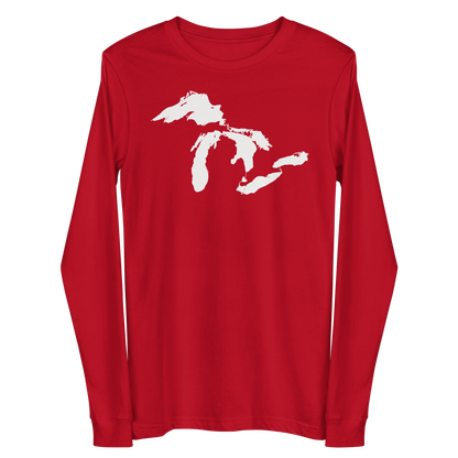 Great Lakes T-Shirt | Unisex Long Sleeve - White