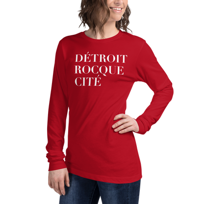 'Détroit Rocque Cité' T-Shirt | Unisex Long Sleeve