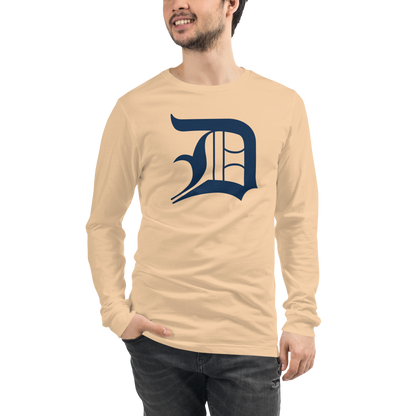 Detroit 'Old English D' T-Shirt | Unisex Long Sleeve