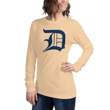 Detroit 'Old English D' T-Shirt | Unisex Long Sleeve