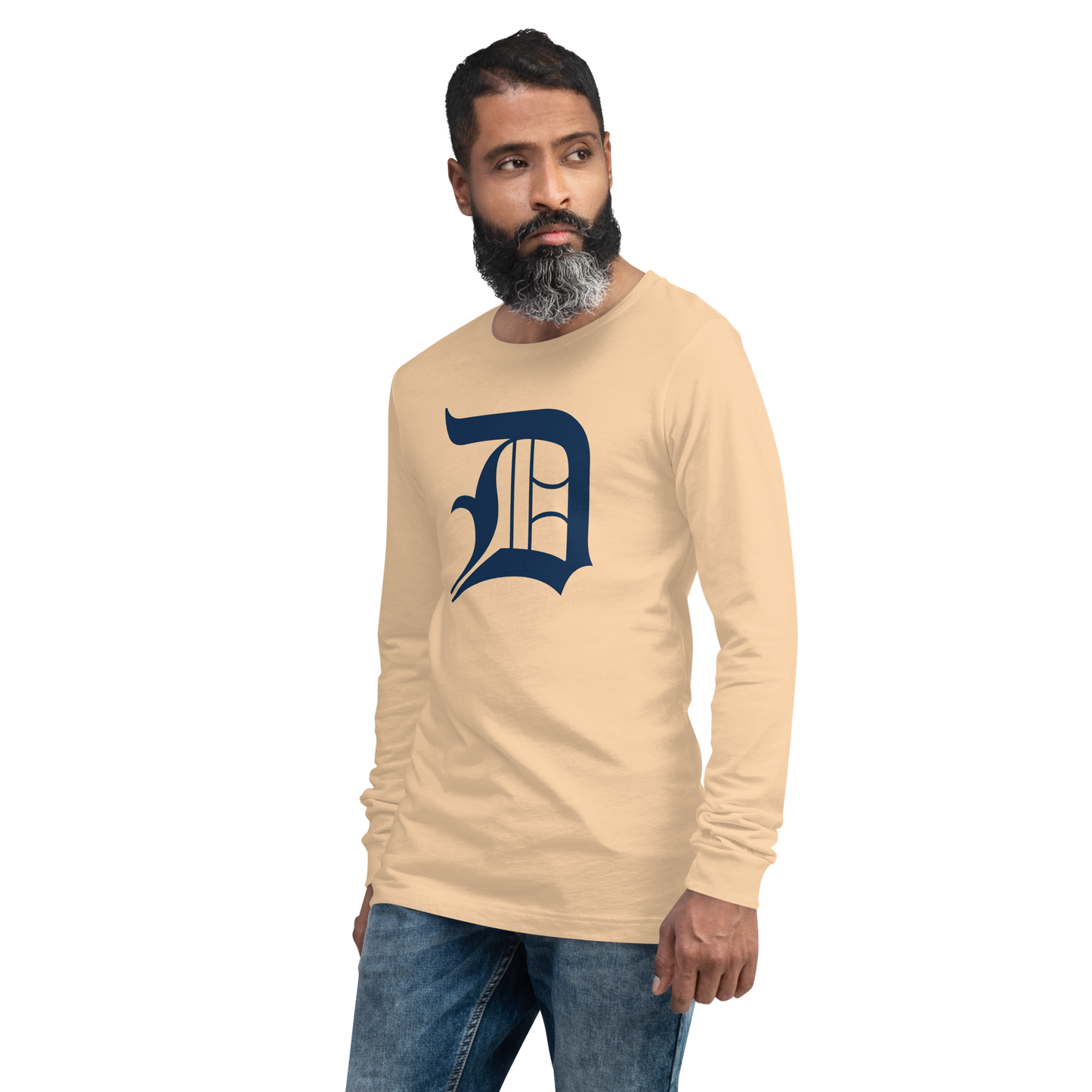 Detroit 'Old English D' T-Shirt | Unisex Long Sleeve