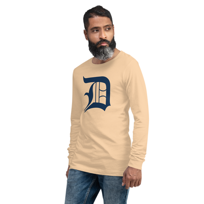 Detroit 'Old English D' T-Shirt | Unisex Long Sleeve