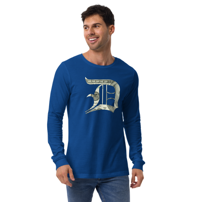 Detroit 'Old English D' T-Shirt (Benjamins Edition) | Unisex Long Sleeve