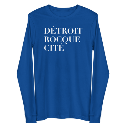 'Détroit Rocque Cité' T-Shirt | Unisex Long Sleeve