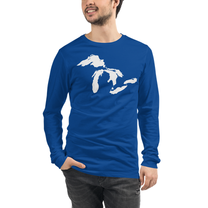 Great Lakes T-Shirt | Unisex Long Sleeve - White