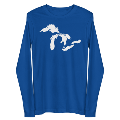 Great Lakes T-Shirt | Unisex Long Sleeve - White