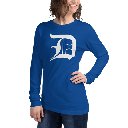 Detroit 'Old English D' T-Shirt | Unisex Long Sleeve