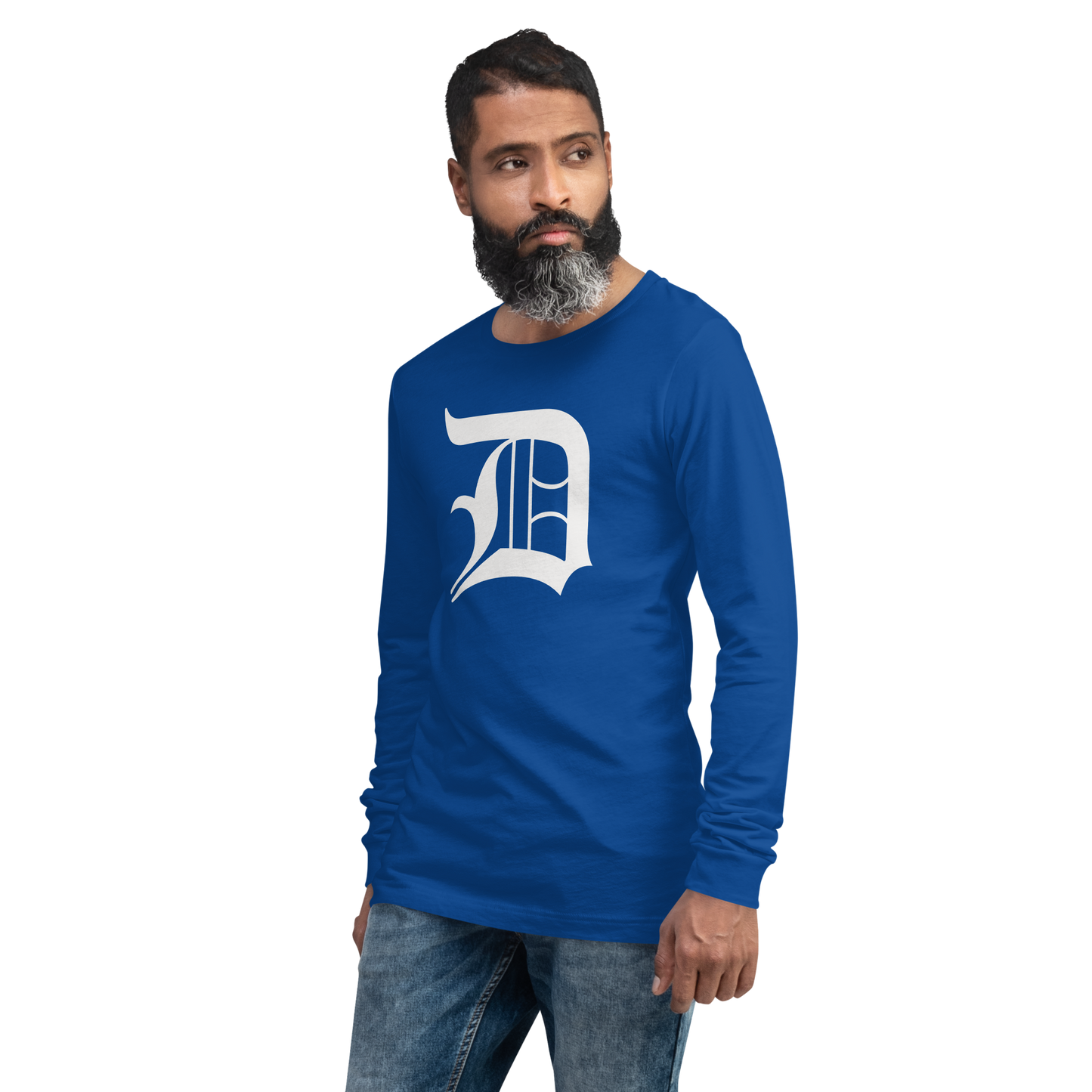 Detroit 'Old English D' T-Shirt | Unisex Long Sleeve