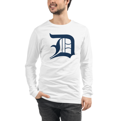 Detroit 'Old English D' T-Shirt | Unisex Long Sleeve