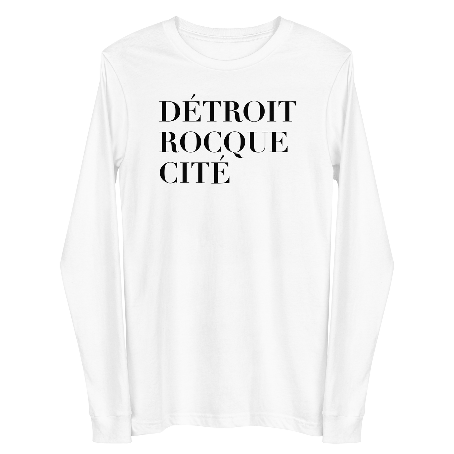 'Détroit Rocque Cité' T-Shirt | Unisex Long Sleeve