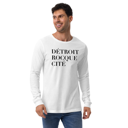 'Détroit Rocque Cité' T-Shirt | Unisex Long Sleeve