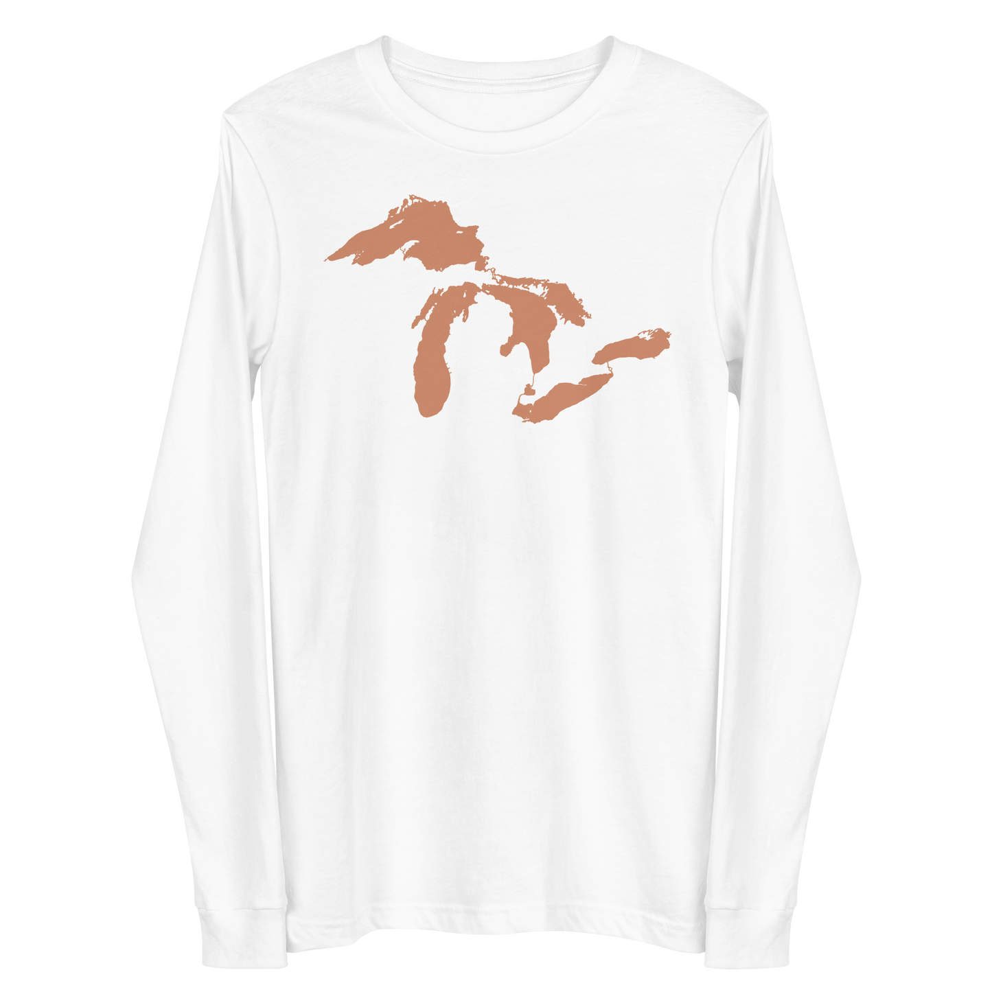 Great Lakes T-Shirt | Unisex Long Sleeve - Copper