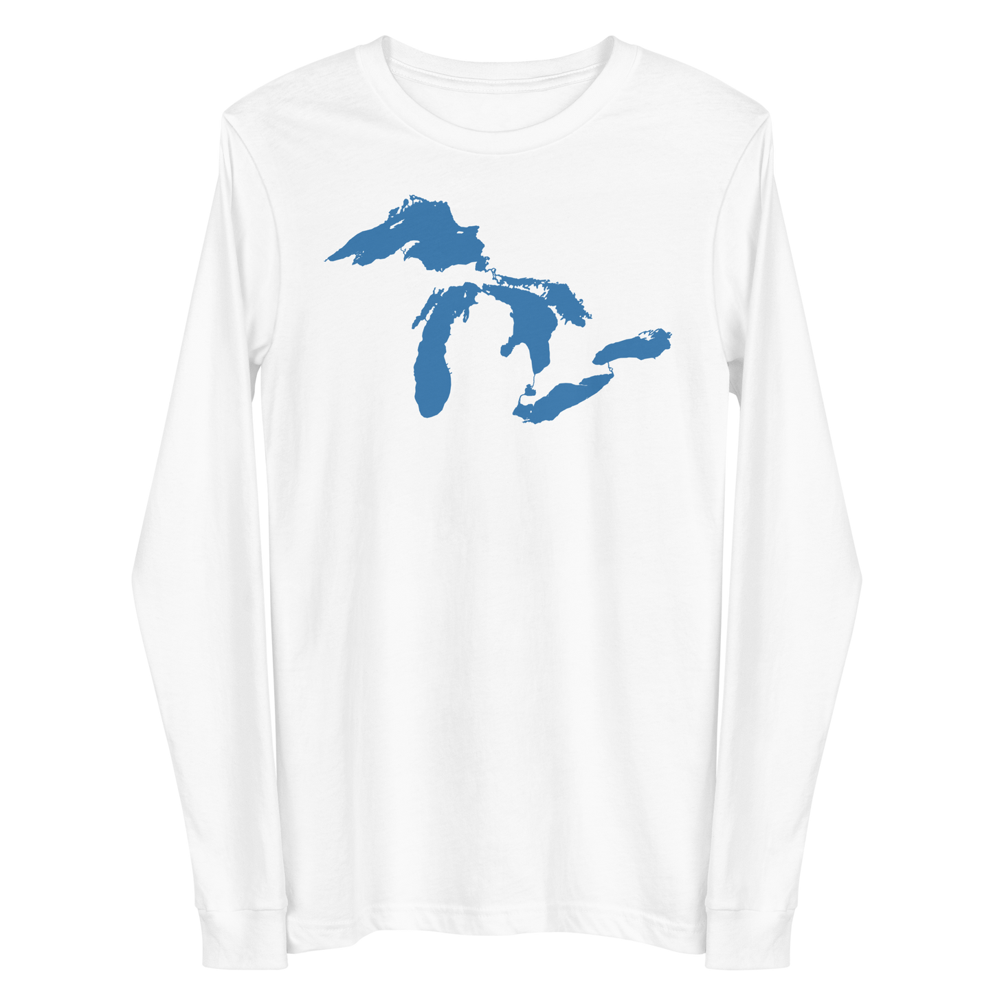 Great Lakes T-Shirt | Unisex Long Sleeve - Superior Blue