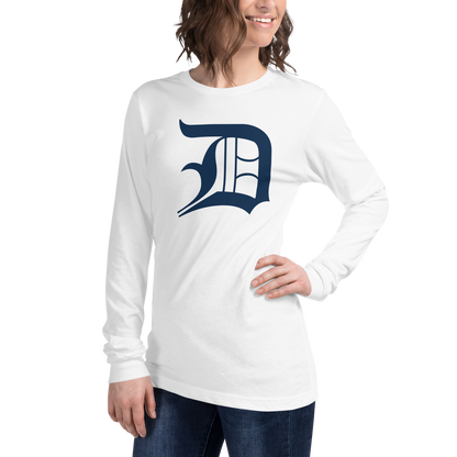 Detroit 'Old English D' T-Shirt | Unisex Long Sleeve