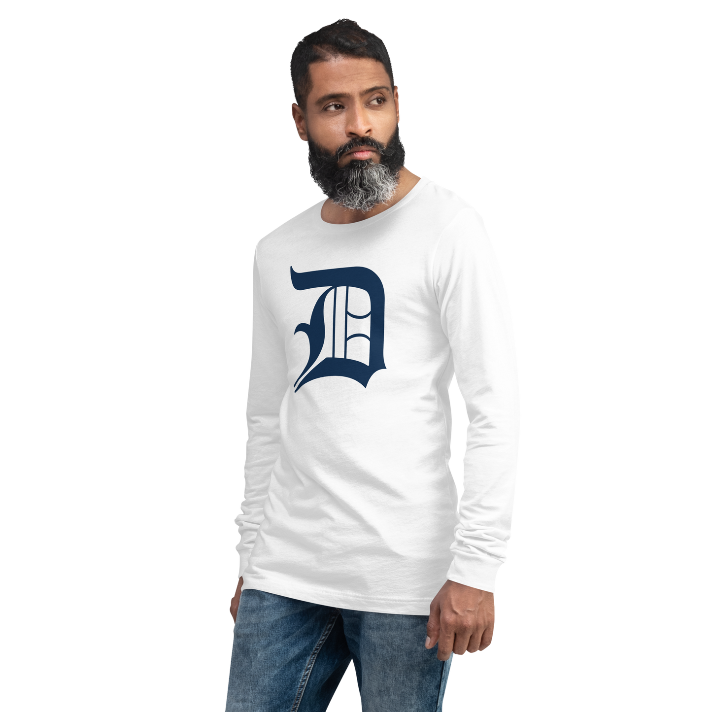 Detroit 'Old English D' T-Shirt | Unisex Long Sleeve