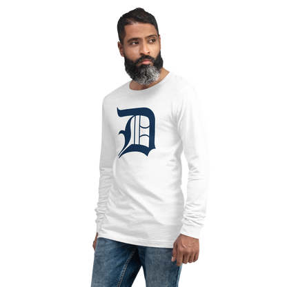 Detroit 'Old English D' T-Shirt | Unisex Long Sleeve