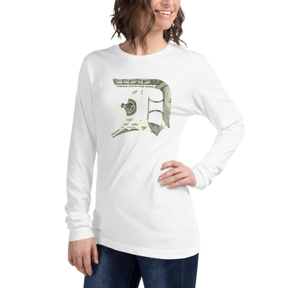 Detroit 'Old English D' T-Shirt (Benjamins Edition) | Unisex Long Sleeve