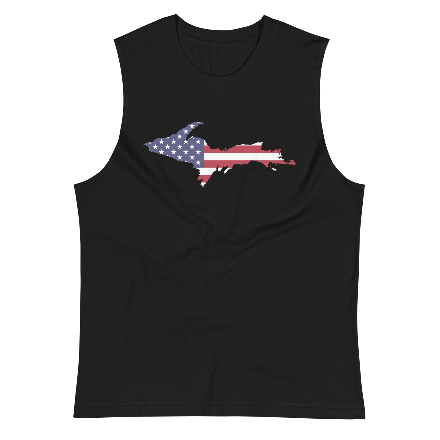 Michigan Upper Peninsula Muscle Shirt (w/ UP USA Flag)