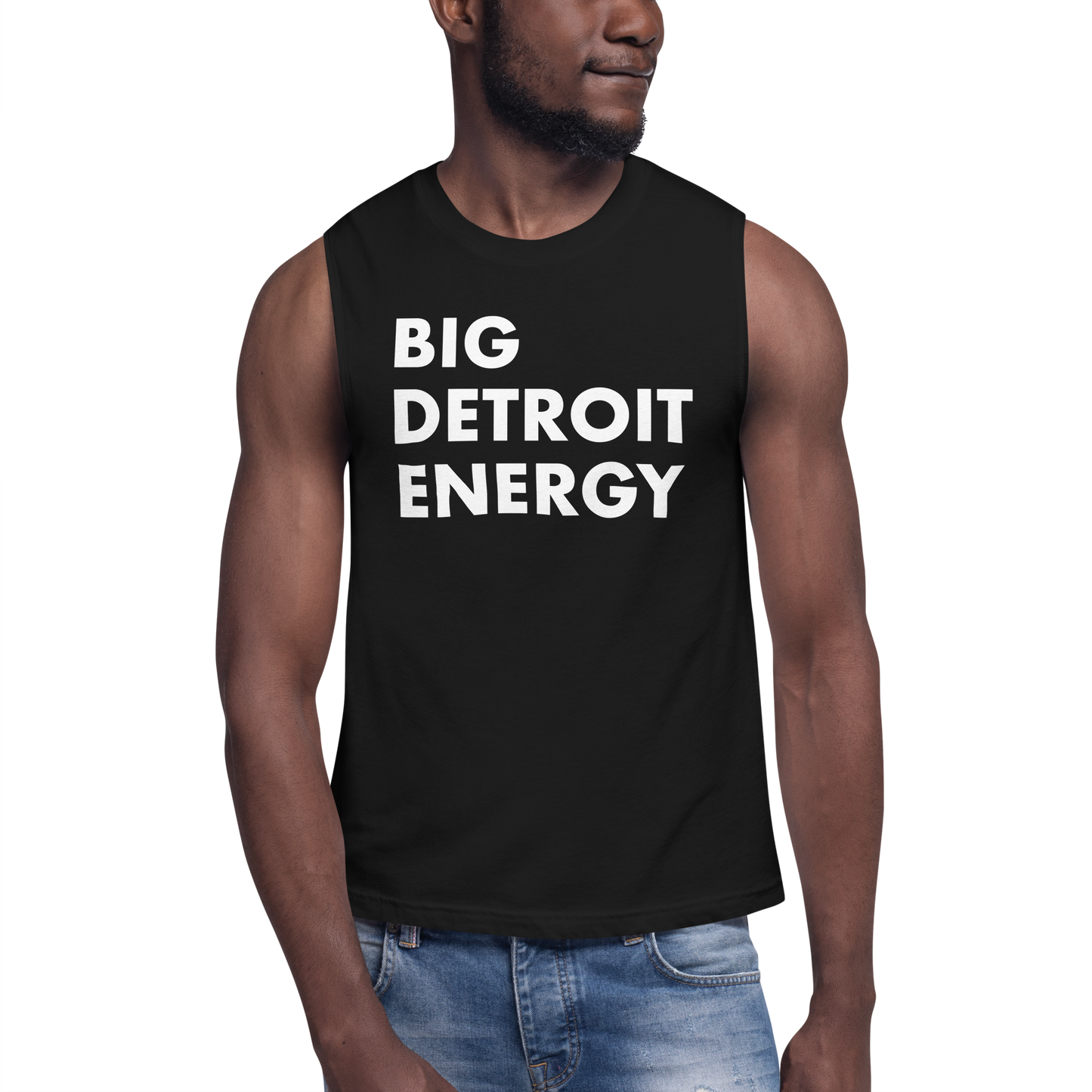 'Big Detroit Energy' Muscle Shirt | Unisex Jersey