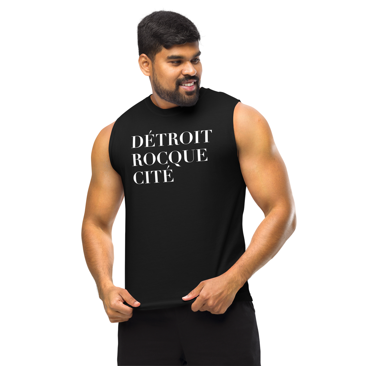 'Détroit Rocque Cité' Muscle Shirt | Unisex Jersey