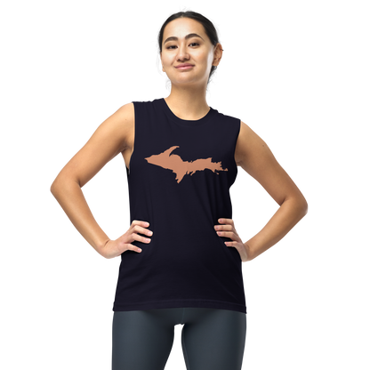 Michigan Upper Peninsula Muscle Shirt (w/ Copper UP Outline)