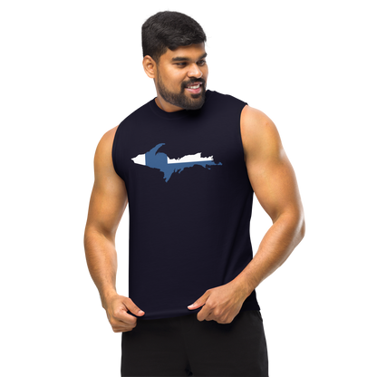 Michigan Upper Peninsula Muscle Shirt (w/ UP Finland Flag)