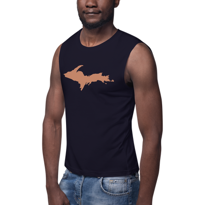 Michigan Upper Peninsula Muscle Shirt (w/ Copper UP Outline)