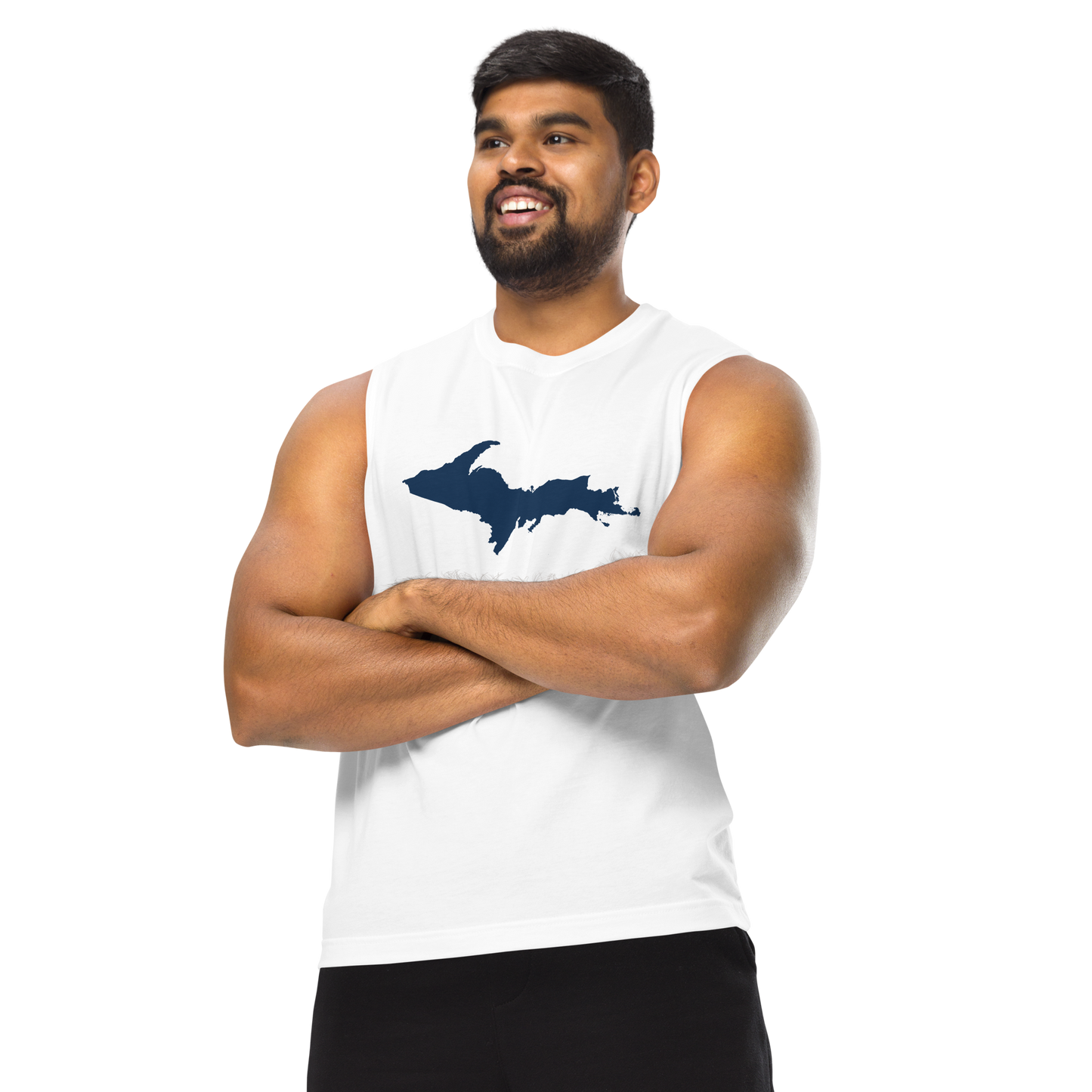 Michigan Upper Peninsula Muscle Shirt (w/ UP Outline)