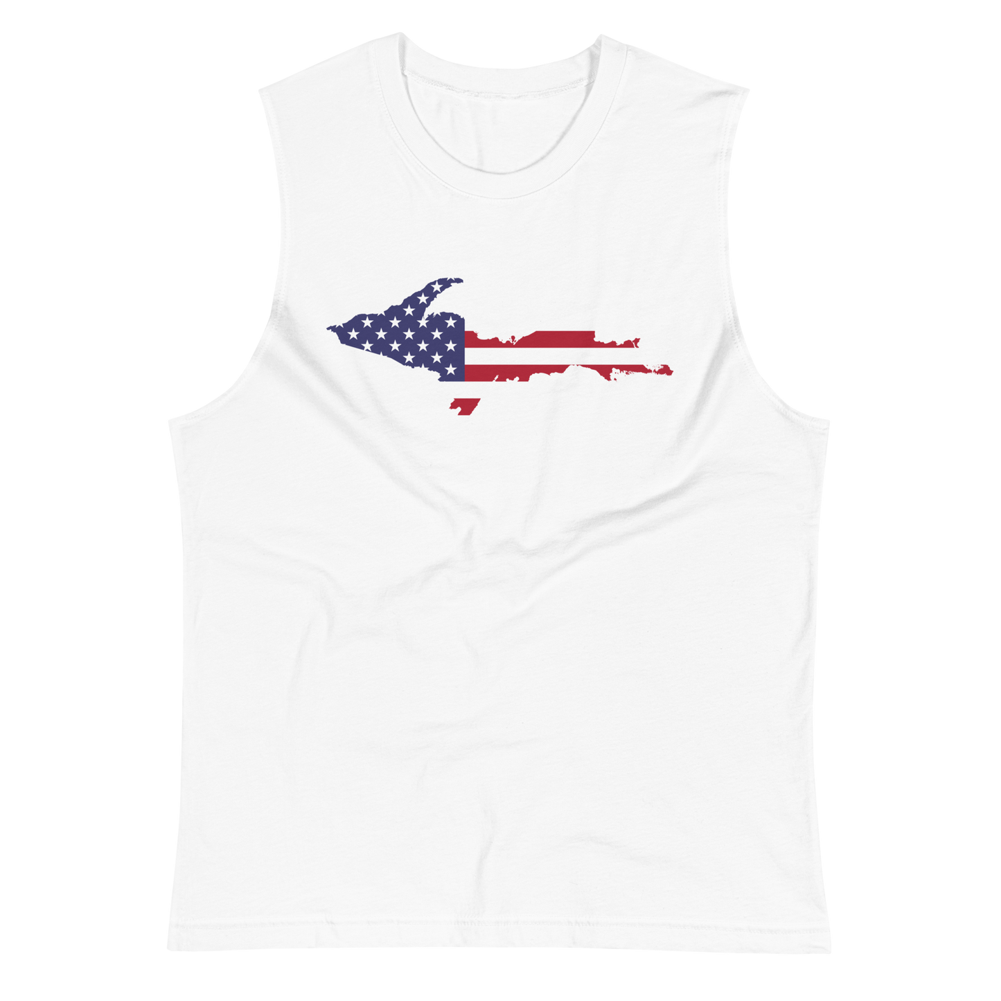 Michigan Upper Peninsula Muscle Shirt (w/ UP USA Flag)