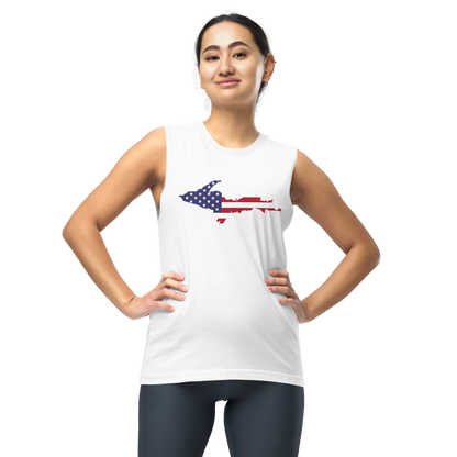 Michigan Upper Peninsula Muscle Shirt (w/ UP USA Flag)