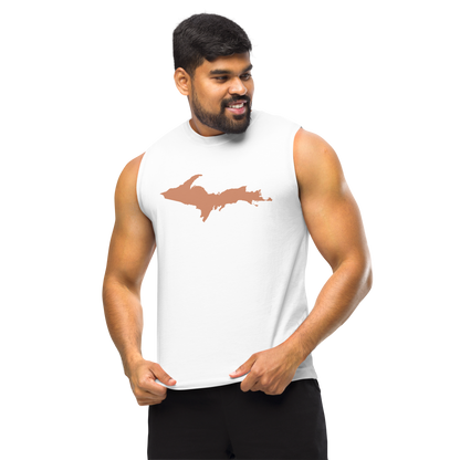 Michigan Upper Peninsula Muscle Shirt (w/ Copper UP Outline)