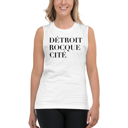 'Détroit Rocque Cité' Muscle Shirt | Unisex Jersey