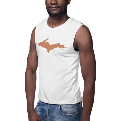 Michigan Upper Peninsula Muscle Shirt (w/ Copper UP Outline)