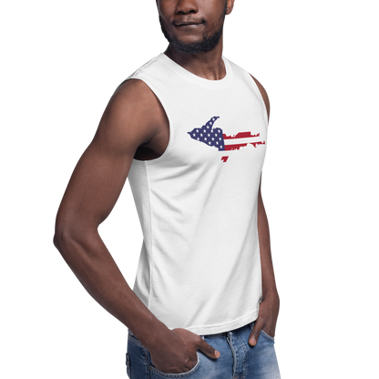 Michigan Upper Peninsula Muscle Shirt (w/ UP USA Flag)